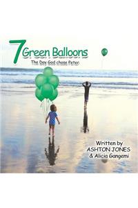 7 Green Balloons