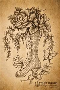 Velvet Blossoms Antique Journal