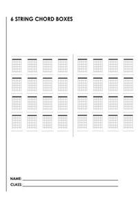 6 String Chord Boxes