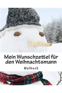 Mein Wunschzettel für den Weihnachtsmann