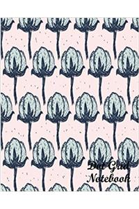 Dot Grid Notebook Flower Pattern No.2