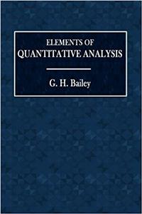 Elements of Quantitative Analysis