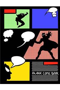 Blank Comic Book;Create Your Own Comic Book;Kids Comic Drawing Book