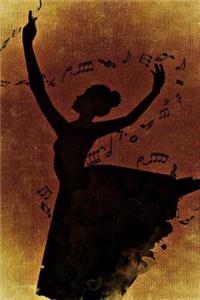 Ballet Dancer Dancing to the Music Journal