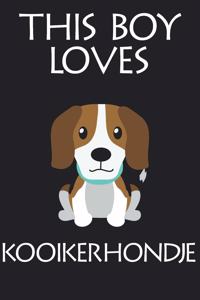 This Boy Loves Kooikerhondje Notebook
