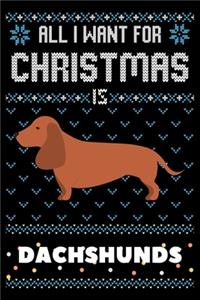 All I Want For Christmas Is Dachshunds