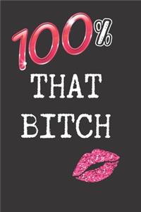 100% That Bitch - Lizzo Journal