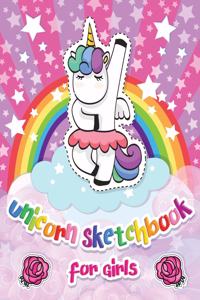 Unicorn Sketchbook for Girls