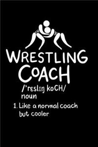 Notizbuch Wrestling Coach