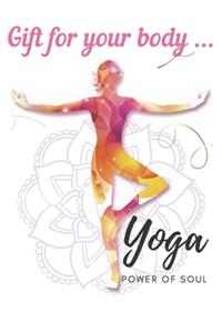 Gift For Your Body Yoga Notebook Dairy Exercise Tracker
