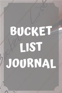 Bucket List Journal