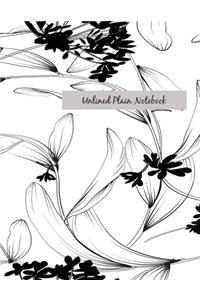 Unlined Plain Notebook