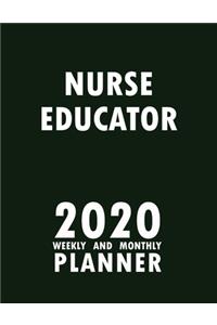Nurse Educator 2020 Weekly and Monthly Planner