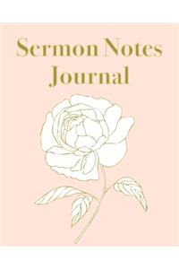 Sermon Notes Journal