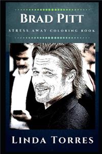 Brad Pitt Stress Away Coloring Book