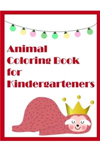 Animal Coloring Book for Kindergarteners