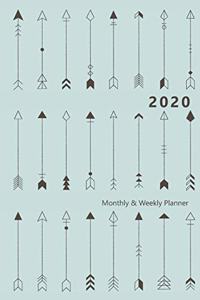 2020 Monthly & Weekly Planner