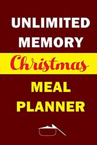 Unlimited Memory Christmas Meal Planner