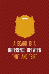 A Beard Is A Difference Between 