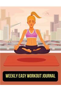 Weekly Easy Workout Journal