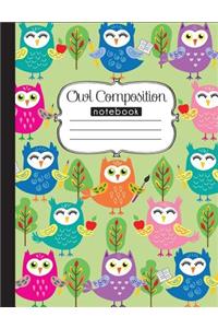 Owl Composition Notebook