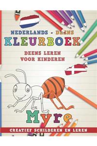 Kleurboek Nederlands - Deens I Deens Leren Voor Kinderen I Creatief Schilderen En Leren