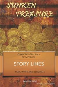 Story Lines - Sunken Treasures - Create Your Own Story Activity Book