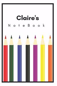 Claire's Notebook