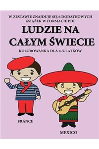 Kolorowanka dla 4-5-latków (Ludzie na calym świecie)