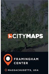 City Maps Framingham Center Massachusetts, USA