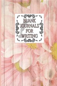 Blank Journals To Write In