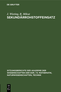 Sekundärrohstoffeinsatz