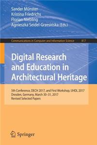 Digital Research and Education in Architectural Heritage