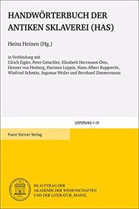 Handworterbuch Der Antiken Sklaverei (Has) - Set