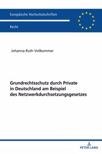 Grundrechtsschutz durch Private in Deutschland am Beispiel des Netzwerkdurchsetzungsgesetzes