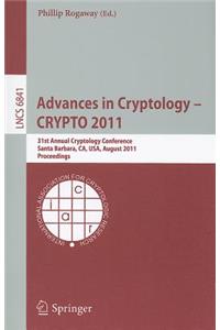 Advances in Cryptology -- Crypto 2011