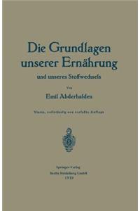 Die Grundlagen Unserer Ernährung Und Unseres Stoffwechsels