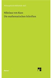 Schriften in deutscher Übersetzung / Die mathematischen Schriften
