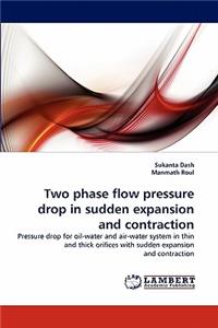 Two Phase Flow Pressure Drop in Sudden Expansion and Contraction