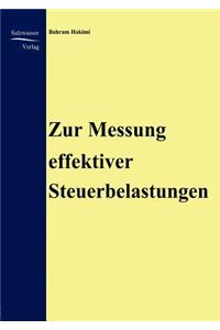 Zur Messung effektiver Steuerbelastungen