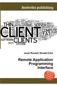 Remote Application Programming Interface