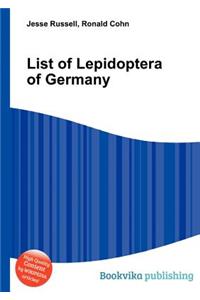 List of Lepidoptera of Germany