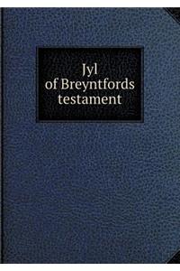 Jyl of Breyntfords Testament