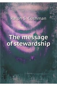 The Message of Stewardship