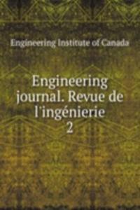 Engineering journal. Revue de l'ingenierie