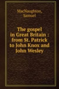 gospel in Great Britain : from St. Patrick to John Knox and John Wesley