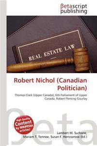 Robert Nichol (Canadian Politician)