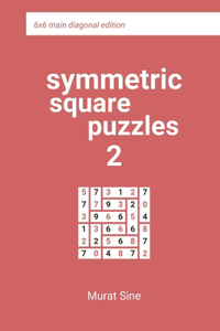 Symmetric Square Puzzles 2 6x6 main diagonal edition