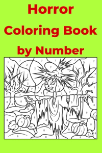 Horror Coloring Book by Number