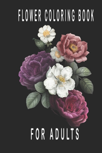 Flowers Coloring Book for Adults